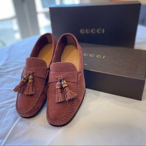 Gucci Terra Cotta Loafers. European size. Measure your foot before purchasing.